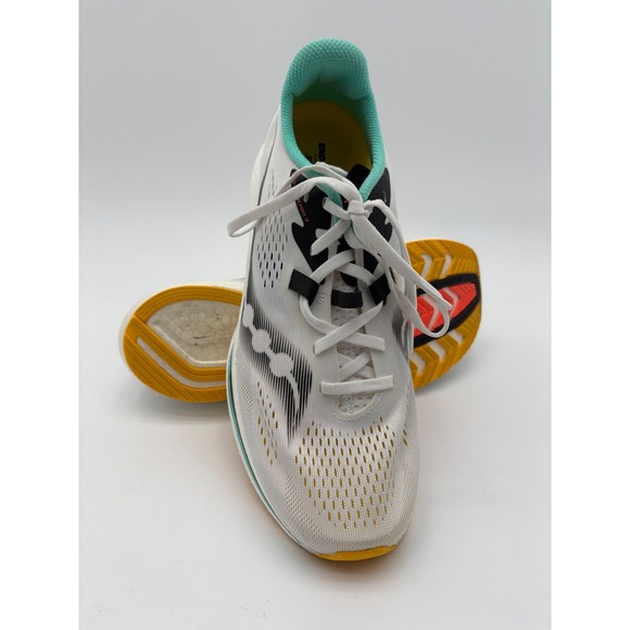 Saucony Shoes - Saucony Endorphin Pro 2 Womens 10.5 Running Shoes White Teal Black S10687-10